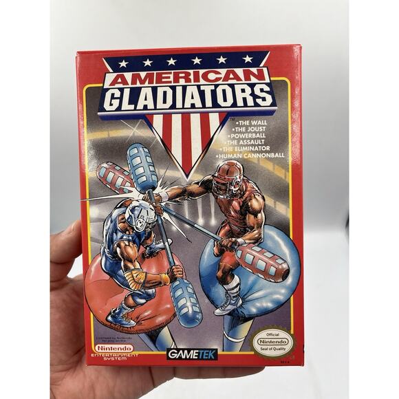 American Gladiators Nintendo NES Complete CIB Excellent Condition - Tested - Picture 15 of 16